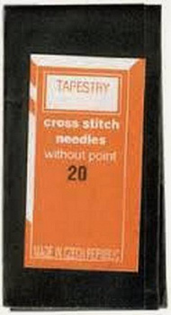 Иглы для вышивания №20 "Tapestry" в конверте 25 игл