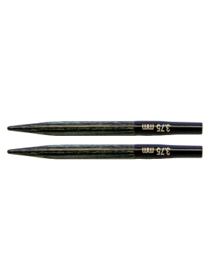 Спицы ультракороткие деревянные съемные Indigo KnitPro 5 см, 3.75 мм 20689