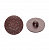 Пуговица в тубе  57092  на ножке 22мм 18-1130 коричневый уп/24шт