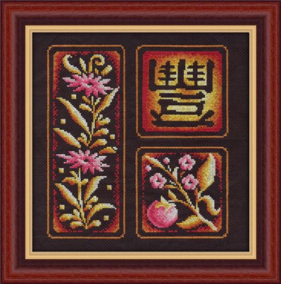 Набор для вышивания «Panna» И-0853 Иероглиф изобилие,24х25,5 см