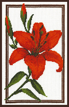 Набор для вышивания "Палитра" 01.002 ЛИЛИЯ,размер: 18х28см