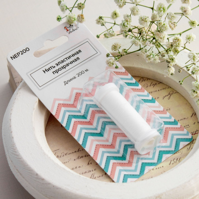 Нить эластичная прозрачная Crafty Tailor, NEP200