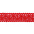 Кружевная лента "Gamma"  HVK-05 13 мм, 3 м №065 красный