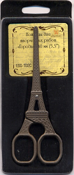 Ножницы "Рукоделие" ESG-102C для творческих работ, Города 140 мм (5,5")