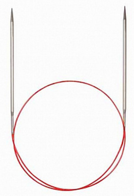 Спицы никелированные круговые с удлиненным кончиком ADDI 775-7, №1,75, 100 см