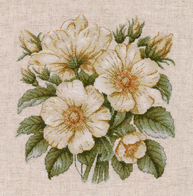 Набор для вышивания «Овен»1731 Дикий шиповник 23×23 см