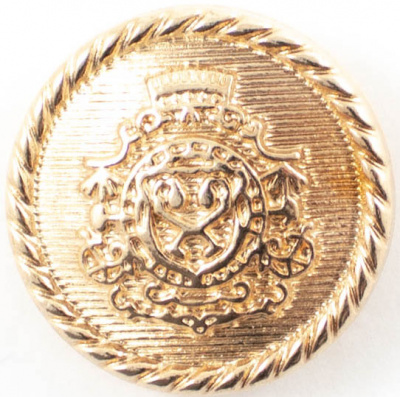Пуговицы в тубе"Колибри" ME 309 Gold 36L  (23мм) 36шт.