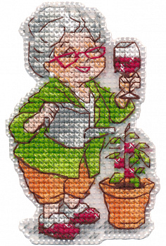 Набор для вышивания «Овен»1729 Магнит. Радость в мелочах 5,5×8,6 см