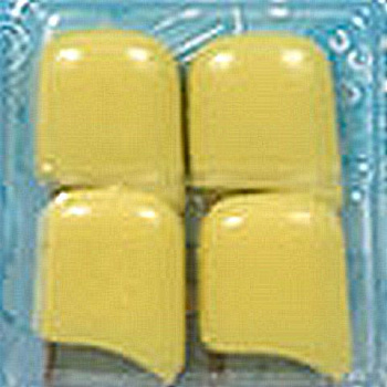 Булавки английские с безопасным замком "Gamma" BUK-004 4шт №03 желтый