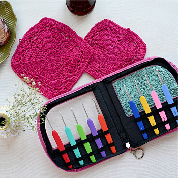 Набор алюминиевых крючков для вязания с эргономичной ручкой "Waves" KnitPro 30922