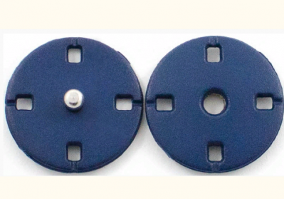 Кнопки пришивные пластиковые KN06  Blue 21mm  10шт.