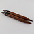 Спицы деревянные съемные Ginger KnitPro для длины тросика 35-126 см, 12.00 мм 31215