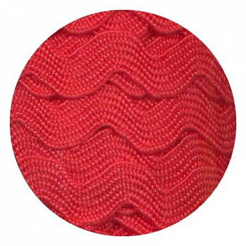 Тесьма отделочная  JZ-5 "Gamma" ЗИГ-ЗАГ 5 мм*3 м , цв.033 красный