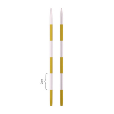 Спицы съемные алюминиевые Smartstix KnitPro для длины тросика 35-126 см, 3,50 мм, 42123