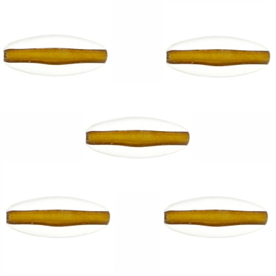 Бусина "Zlatka" акрил Z016P 13 х 32 мм  5 шт №568 коричневый