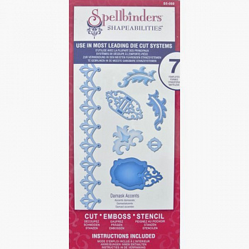 Набор ножей Spellbinders® Shapeabilities® "Дамасские узоры"