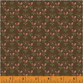 Ткань Windham Fabrics 39729-2 Brown, 100% хлопок, ширина 110 см