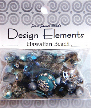 Набор декоративных бусин "Design Elements" 5919 Гавайский пляж