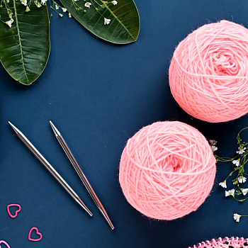 Спицы съемные латунные для длины тросика 35-126 см Nova KnitPro, 4.00 мм 10402