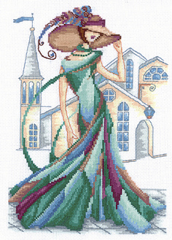 Набор для вышивания "Сделай своими руками" Изумрудное кружево -