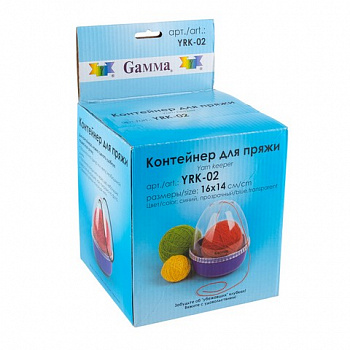 Контейнер для пряжи «Gamma» YRK-02 пластик, большой 16 х 14 см