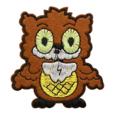 Термоаппликация Hobby&Pro "Совенок" BA1006, 6 х 7 см.