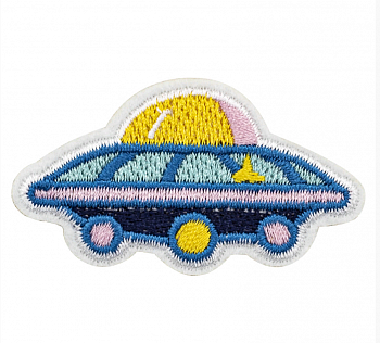 Термоаппликация Hobby&Pro "НЛО" 5,6 х 3,1 см