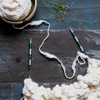 Спицы съемные алюминиевые Smartstix KnitPro для длины тросика 35-126 см, 6,00 мм, 42129