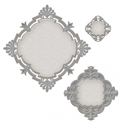 Набор ножей Spellbinders® Nestabilities® Decorative Accents "Декоративные элементы Савойя"