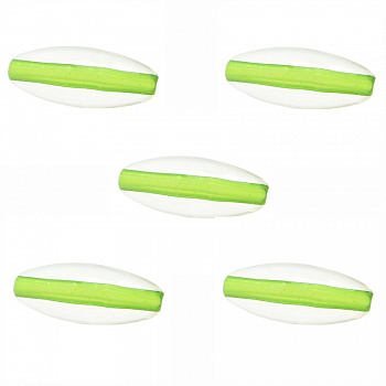 Бусина "Zlatka" акрил Z016P 13 х 32 мм  5 шт №827 салатовый