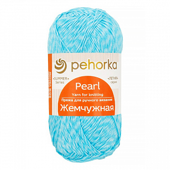 Жемчужная, пряжа для ручного вязания  (063, льдинка)