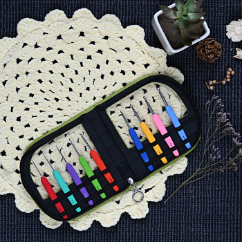Набор алюминиевых крючков для вязания с эргономичной ручкой "Waves"  KnitPro 30921