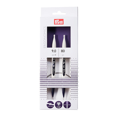 Спицы круговые Ergonomics, 9мм/80 Prym