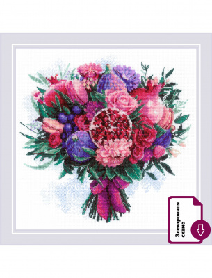 Набор для вышивания «Риолис» 2230 Фруктовый букет 25*25 см