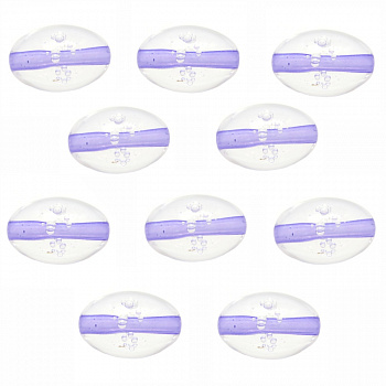 Бусина "Zlatka" акрил Z017P 13 х 20 мм  10 шт №244 сиреневый