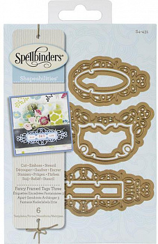 Набор ножей Spellbinders® Shapeabilities® "Теги в рамке 3"