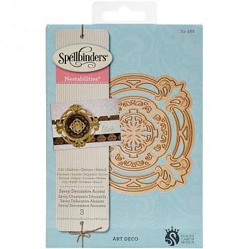 Набор ножей Spellbinders® Nestabilities® Decorative Accents "Декоративные узоры Савойя"