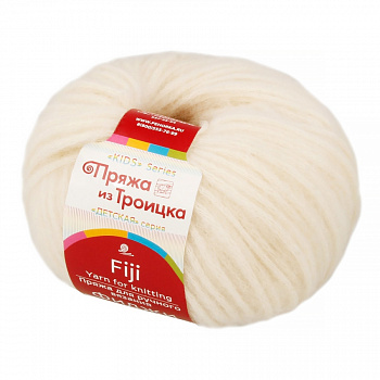 Фиджи, пряжа для ручного вязания (01, белый)