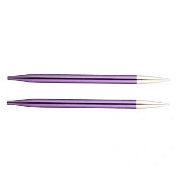 Спицы съемные укороченные Zing KnitPro, для тросика 20 см, 7.00 мм 47531