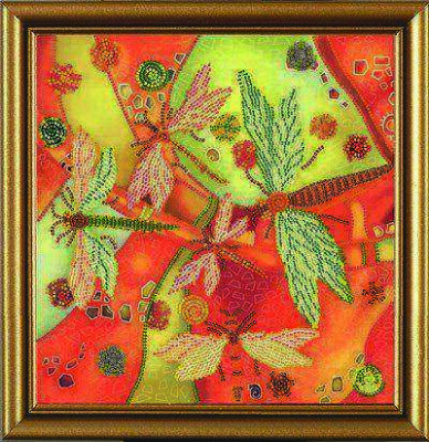 Набор для вышивания «Nova Sloboda» НК2147 Летний этюд. Стрекозы