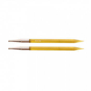 Спицы акриловые съемные для длины тросика 35-126 см Trendz KnitPro, 6,00 мм 51257