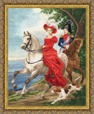 Набор для вышивания «Золотое Руно» ЧМ-053 Встреча с кавалером