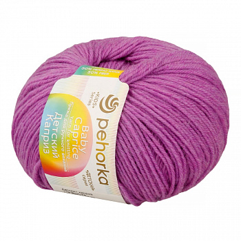 Детский каприз, пряжа для ручного вязания (179, фиалка)