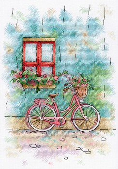 Набор для вышивания "Акварель" А-008  Французский дворик, 27 х 20 см