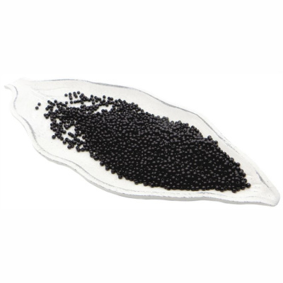 Бусины пластиковые "РУКОДЕЛИЕ", диаметр 3мм, цвет №25 черный, 25гр/пакет, PP1001C25