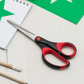 Ножницы "Hobby&Pro" 590065  универсальные 16.5 см/6" 1/2 мягкие ручки  