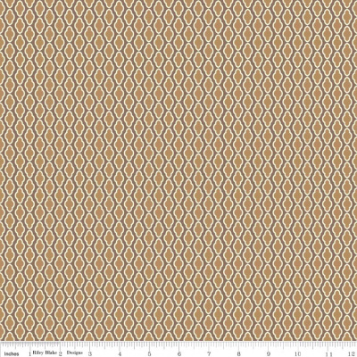 Ткань Riley Blake 100% хлопок C4805-BROWN 110 х 86 см