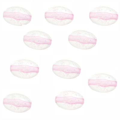 Бусина "Zlatka" акрил Z017P 13 х 20 мм  10 шт №513 розовый