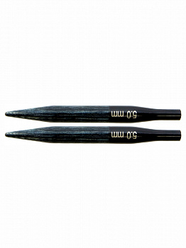 Спицы ультракороткие деревянные съемные Indigo KnitPro 5 см, 5.00 мм 20685