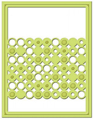 Набор ножей Spellbinders® Shapeabilities® Decorative Card Front  "Современная полоса"